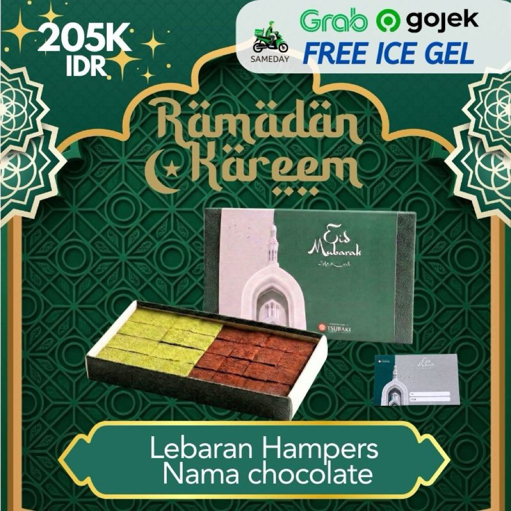 Lebaran Hampers - Tsubaki Premium Nama Chocolate