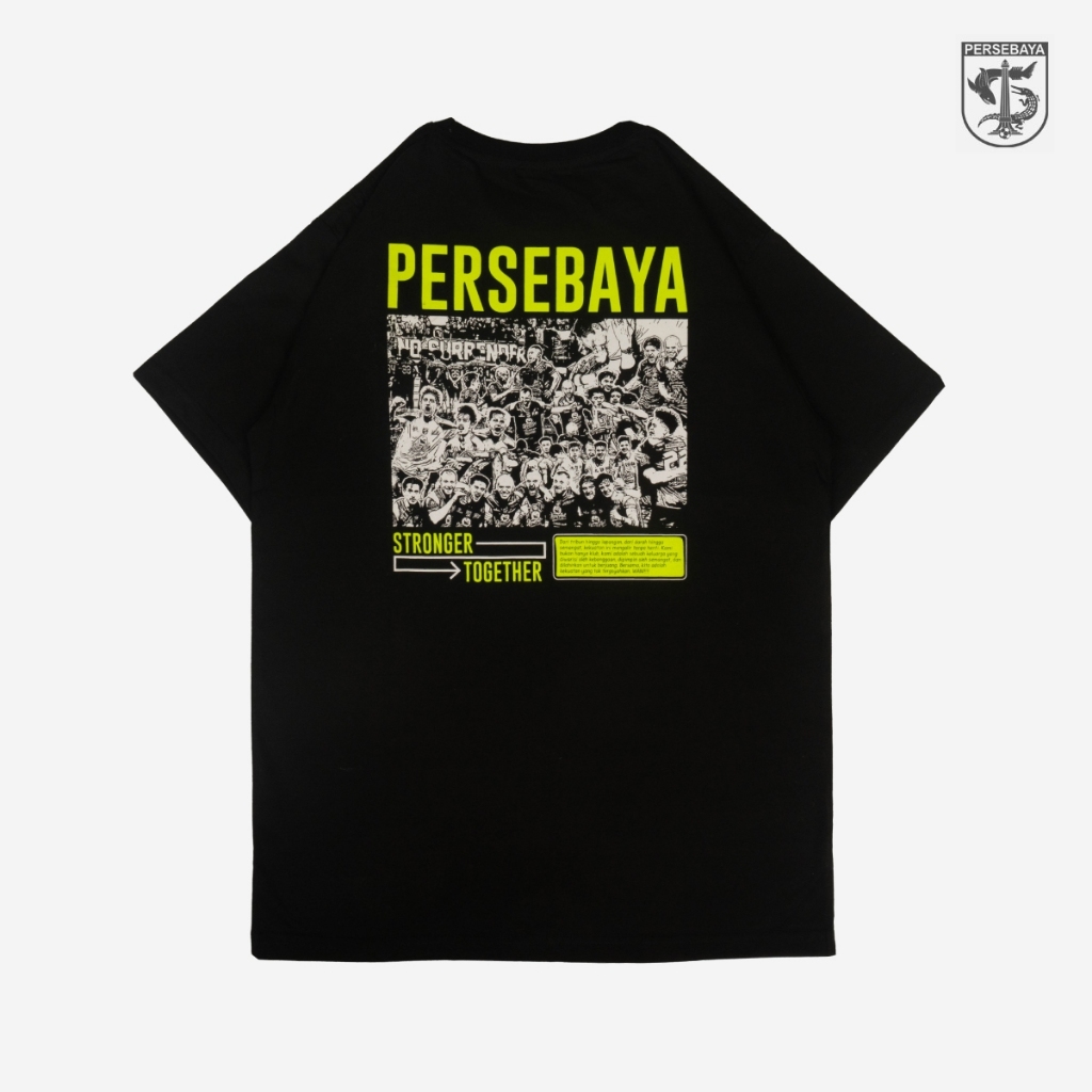 T-shirt Persebaya Together - Black | Persebaya Store