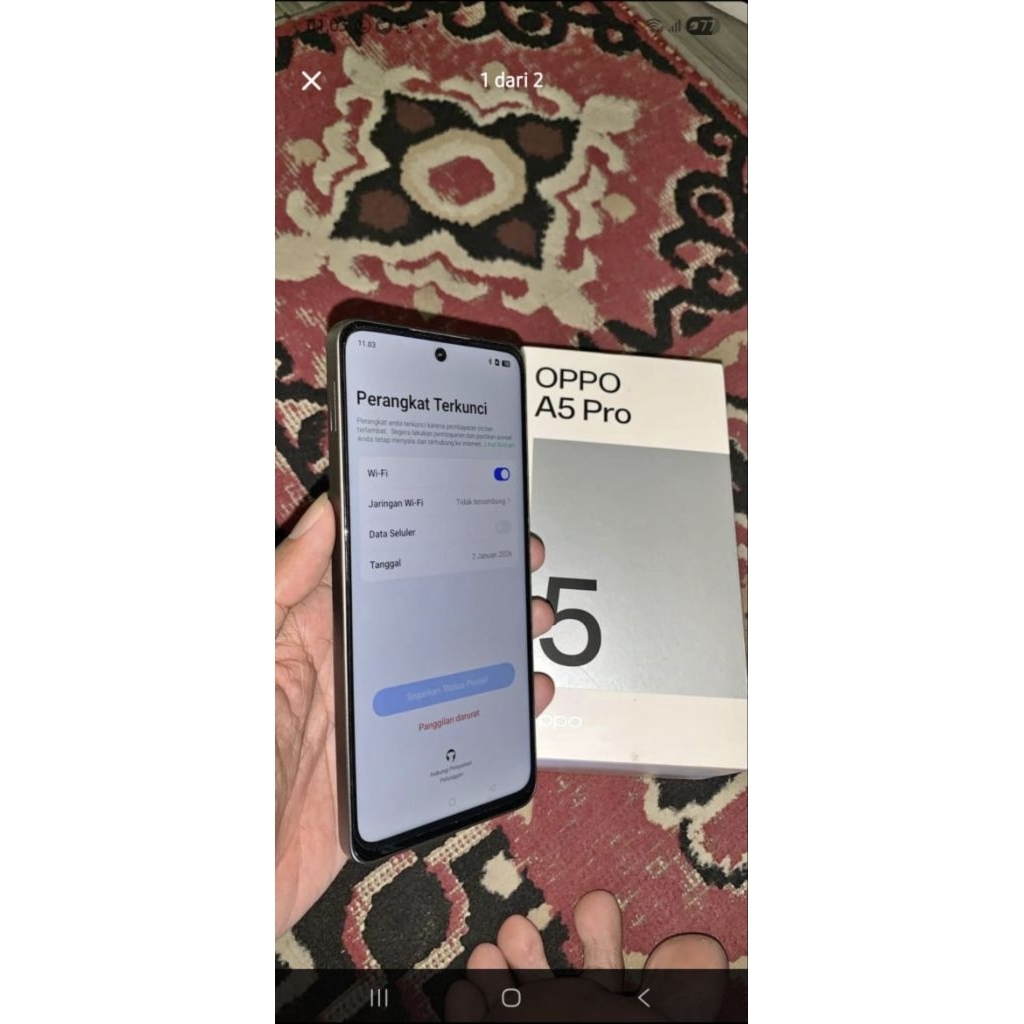 oppo a5 pro 8/128 lock kredit