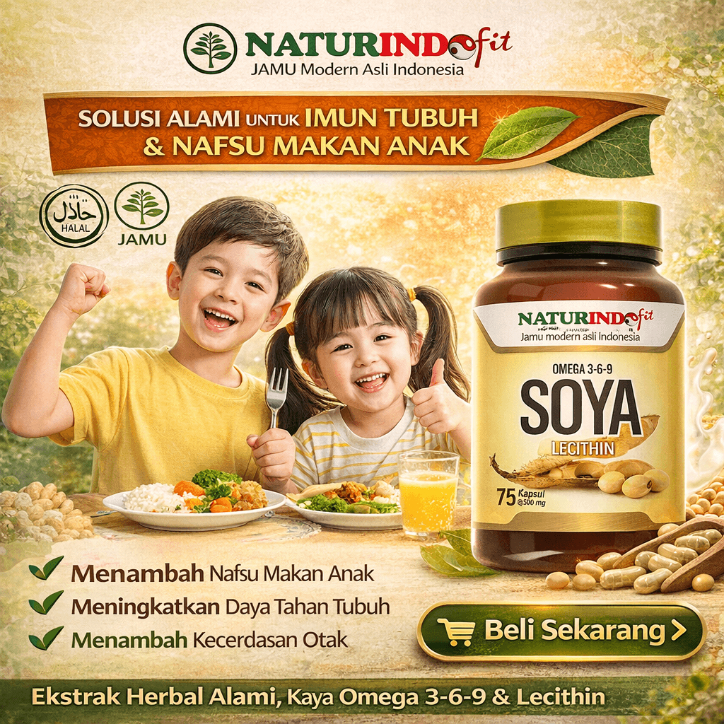 Omega Soya Lecithin Rajanya Protein Nabati Capsule