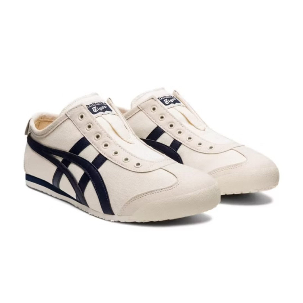 Sepatu Slip-On Onitsuka Tiger Mexico 66 Midnight White Navy Unisex Shoes