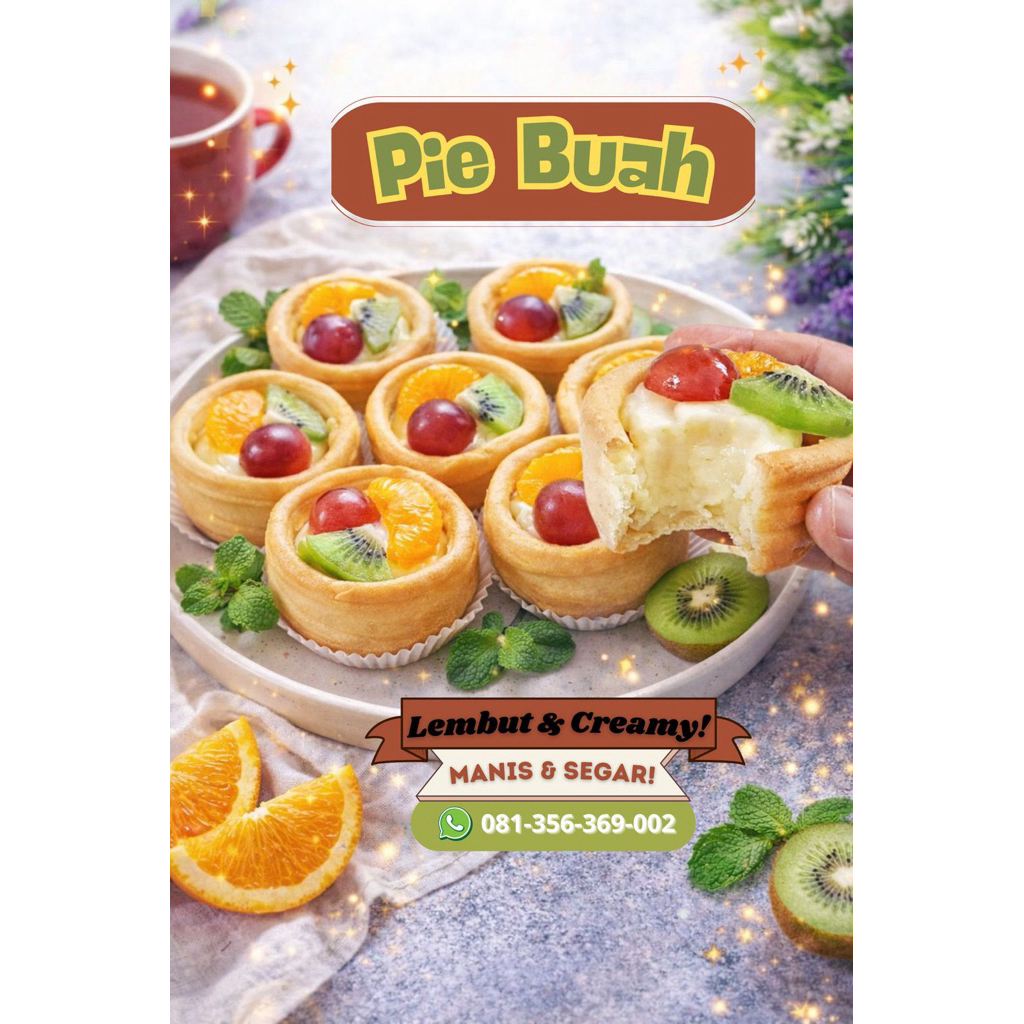 CEMILAN ENAK PIE BUAH SEGAR DAN FRESH