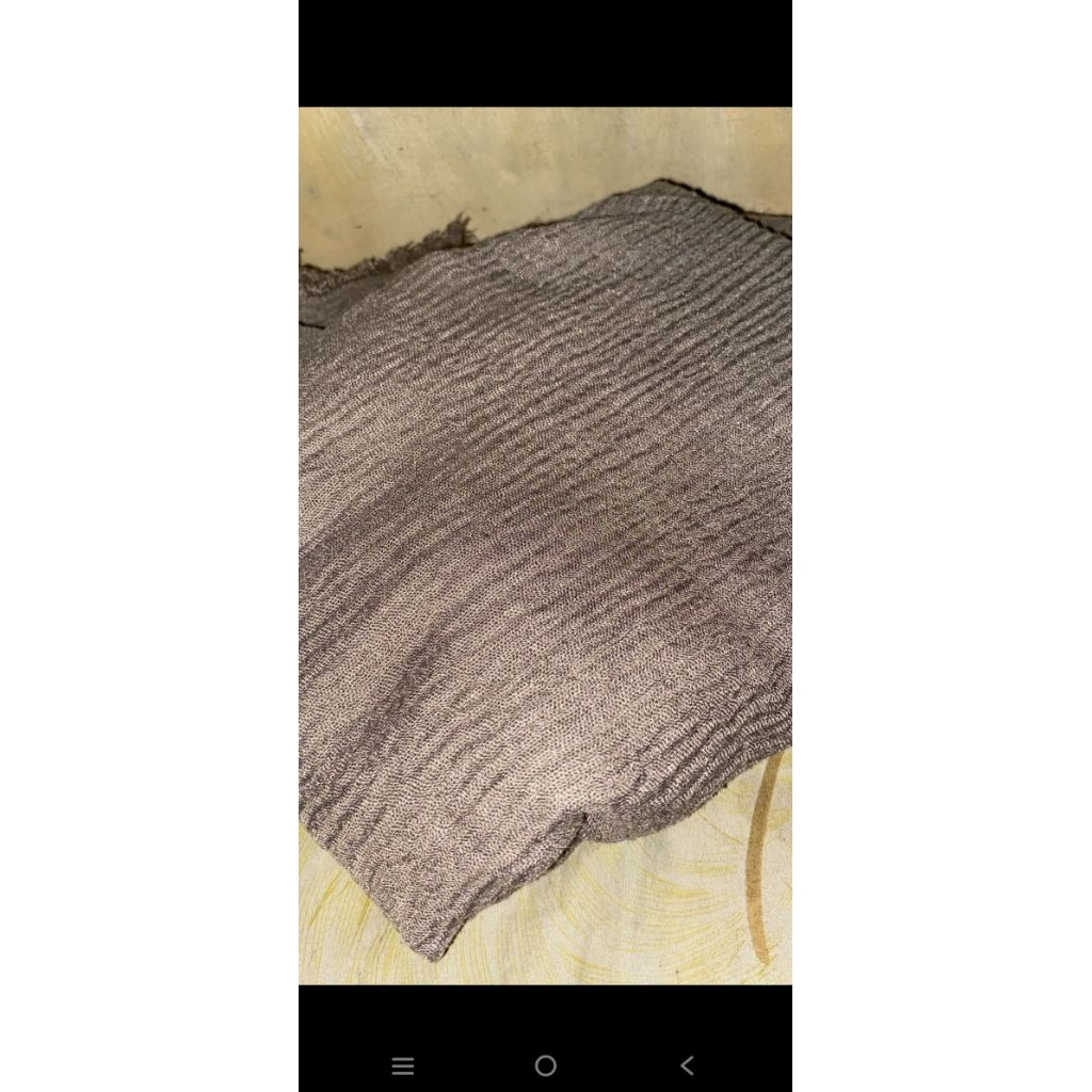 pashmina crinkle mocca
