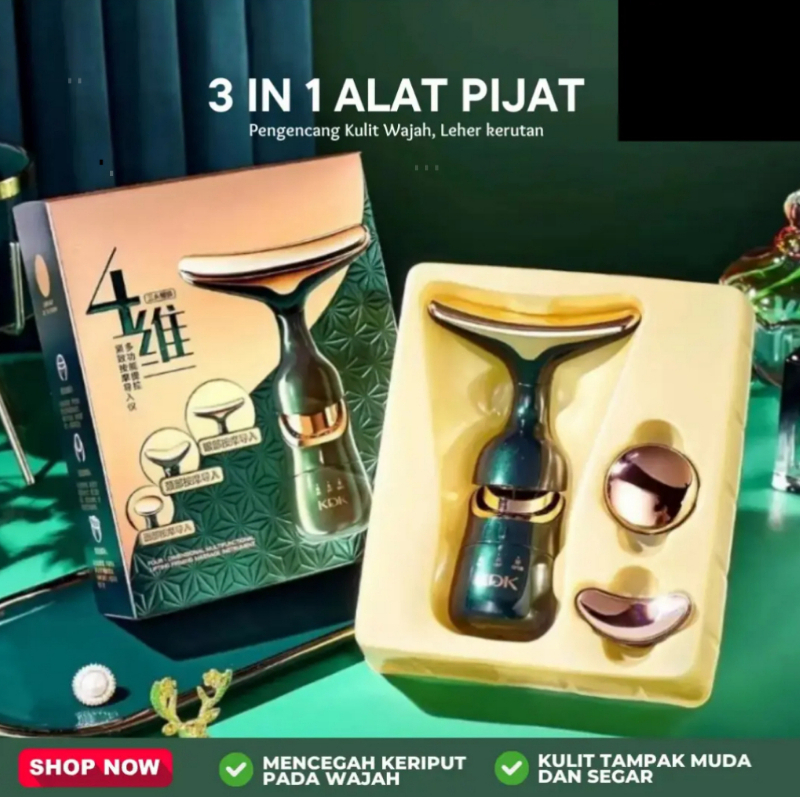 [ASLI] KDK Alat Pijat Elektrik Setrika Wajah Mengencangkan Kulit Hilangkan Kerutan