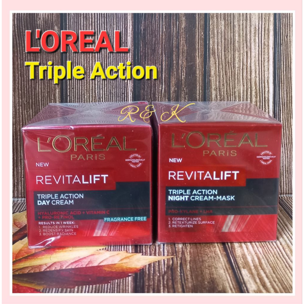 LOreal Paris Revitalift Triple Action Day/Night Cream Mask 50 ML