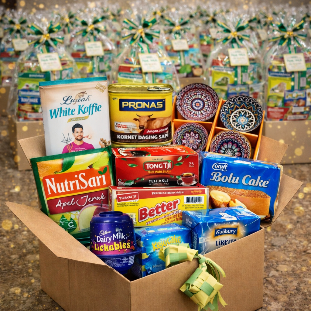 PROMO PAHA 6 Paket Hantaran Hampers Parcel Bingkisan Idul Fitri Natal Imlek Tahun Baru Deluxe Bumbu 