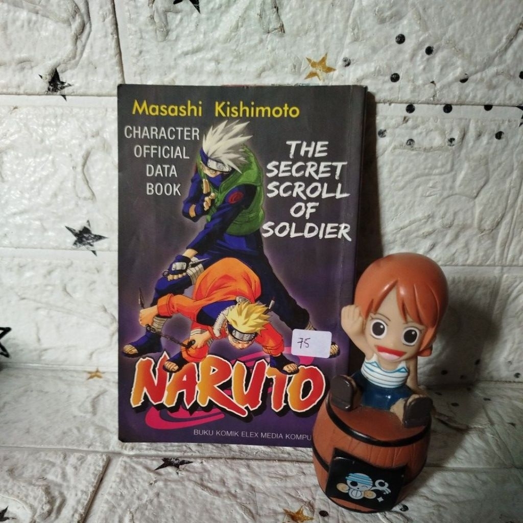 Komik Naruto Character Official Data Book The Secret Scroll Of Solider