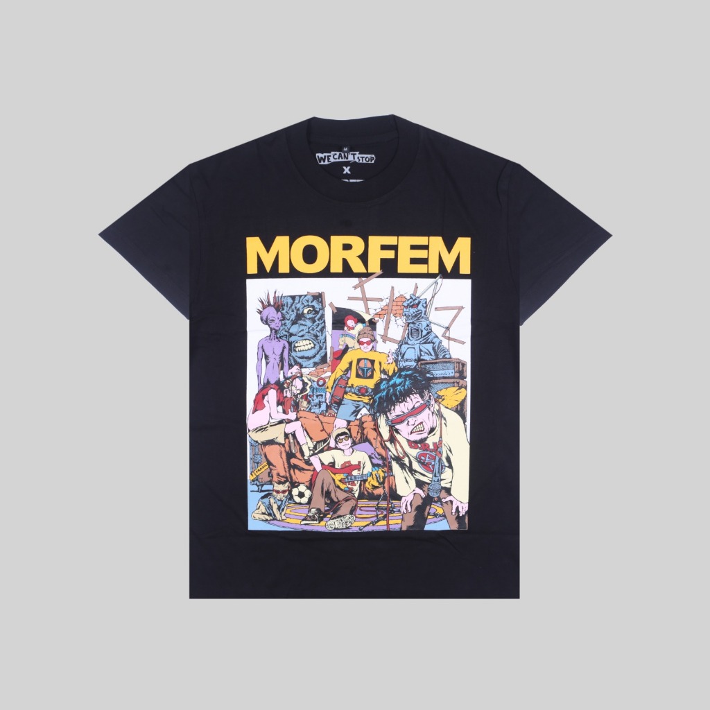 Tshirt MORFEM - MORFUZZ BK  | Kaos Band Pria Reguler Original Merchandise