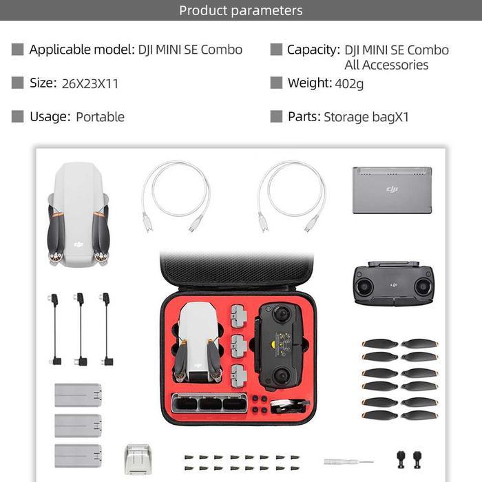 TAS DRONE PROTECTIVE STORAGE CASE FOR DJI MINI SE / BAG DRONE DJI MINI