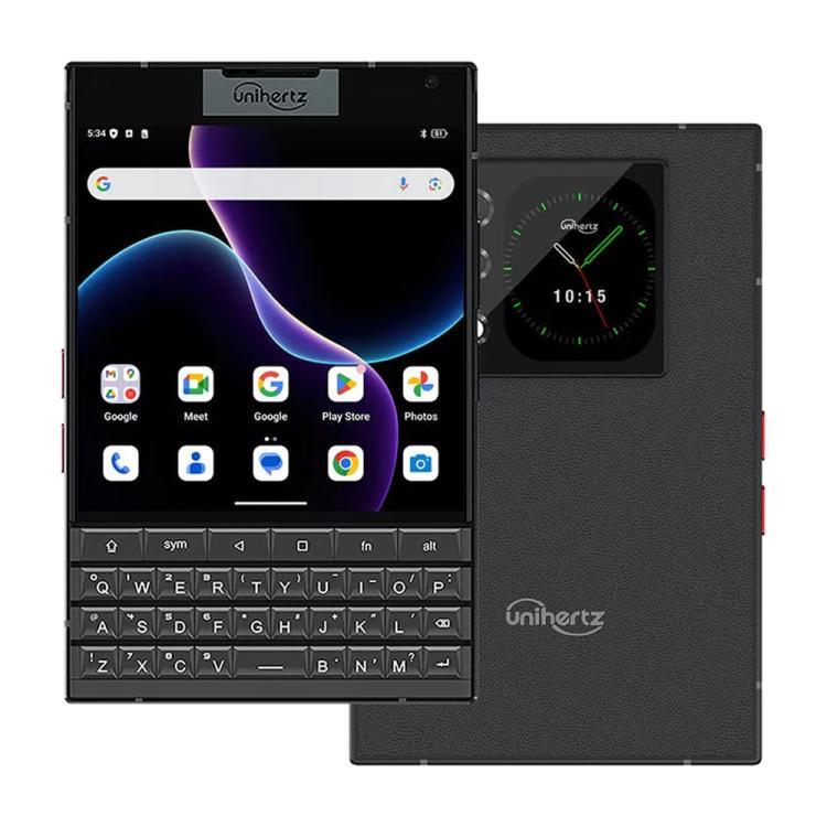 Unihertz Titan 2 QWERTY Physical Keyboard Phone, 12GB+512GB, Fingerprint, 4.5 inch + 2 inch Android 