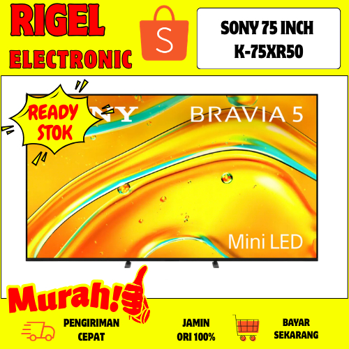 SONY  K-75XR50 TV BRAVIA 75 INCH MINI LED ULTRA HDR