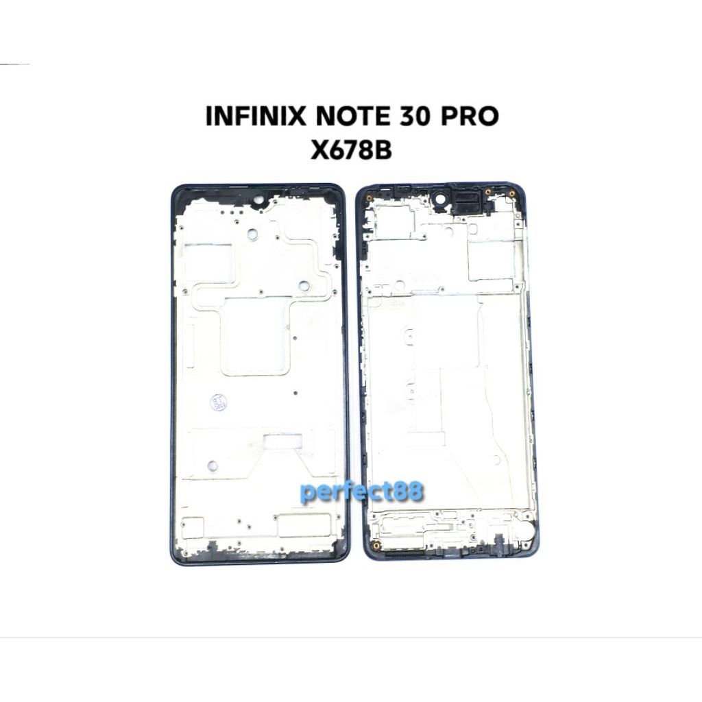 FRAME LCD INFINIX X678B - NOTE 30 PRO MIDDLE FRAME - TULANGAN - DUDUKAN LCD