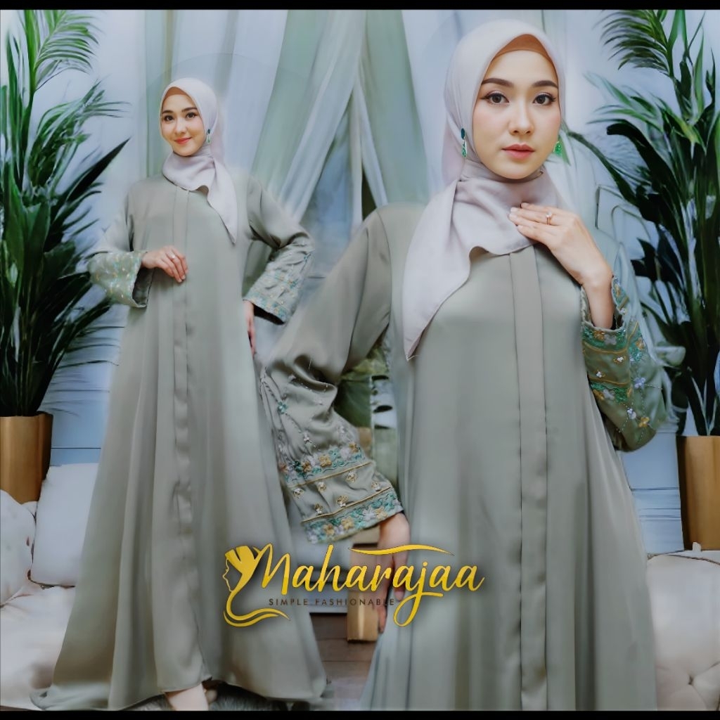 ABAYA MAHARAJAA BORDIR SIMPLE FASHIONABLE