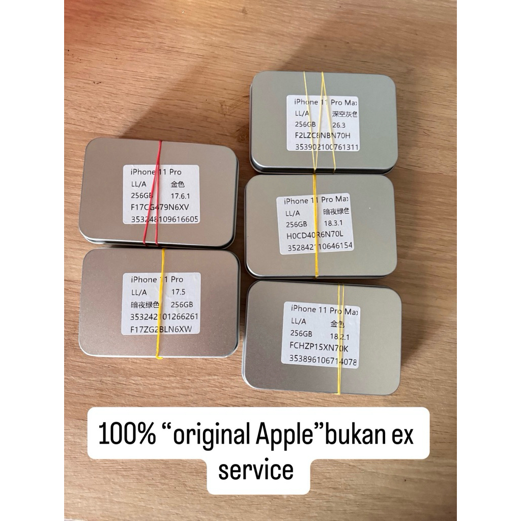 mesin iphone 11 promax 256 gb no faceid icloud kosong siap pakai