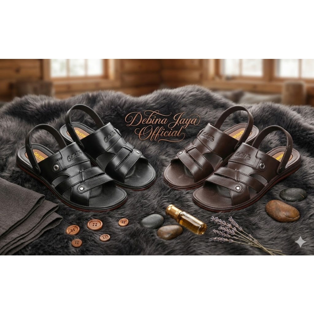 Debina jaya Official – Sandal Pria Karet No.39-44 – Sandal Creative Pria Karet PCU Tali Import – BLF