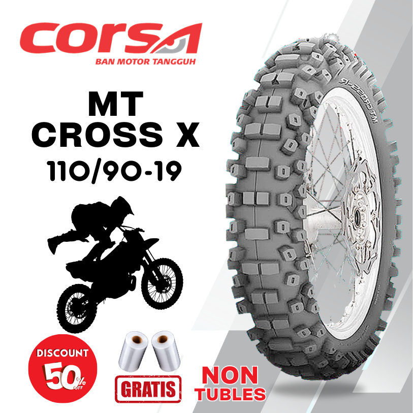 Ban Motor TRAIL CORSA MT CROSS R 110/90 Ring 19 Non Tubeless
