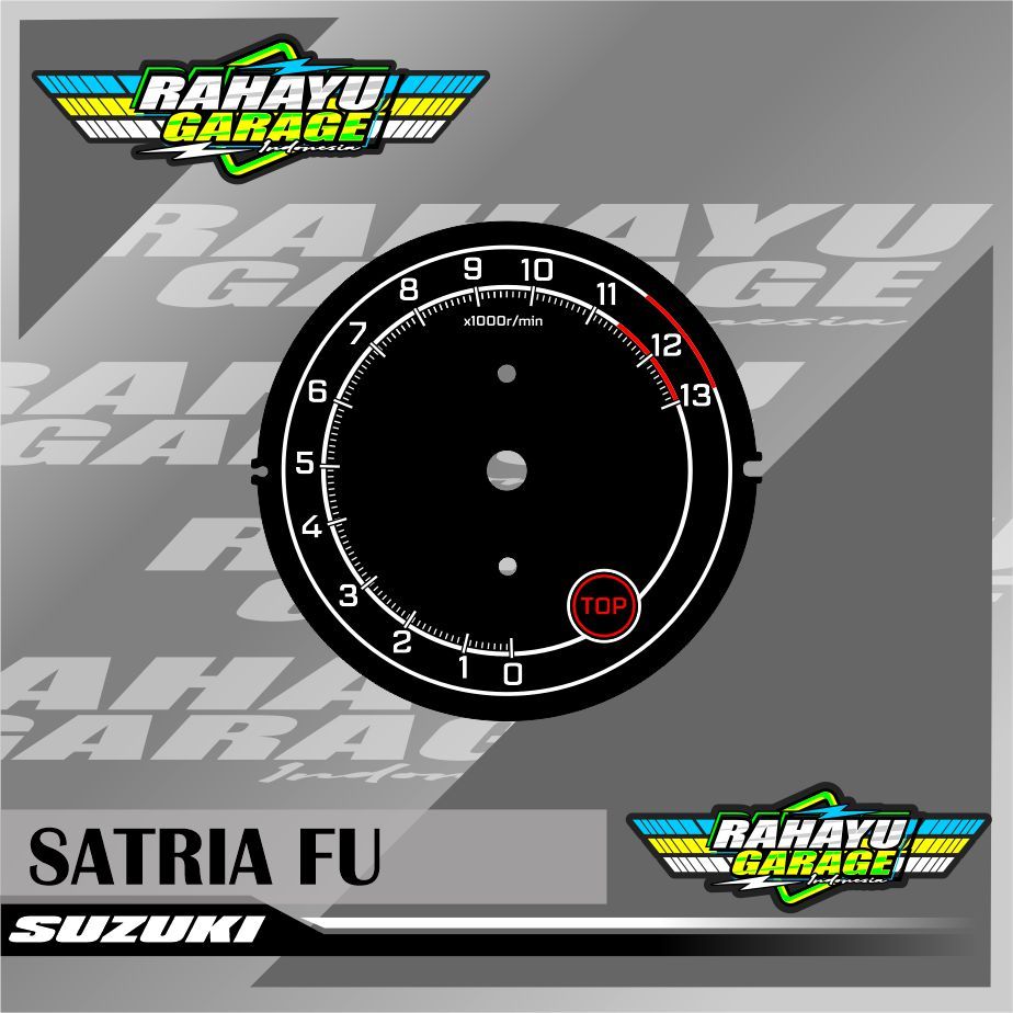 PAPAN SPEEDOMETER CUSTOM SUZUKI SATRIA FU
