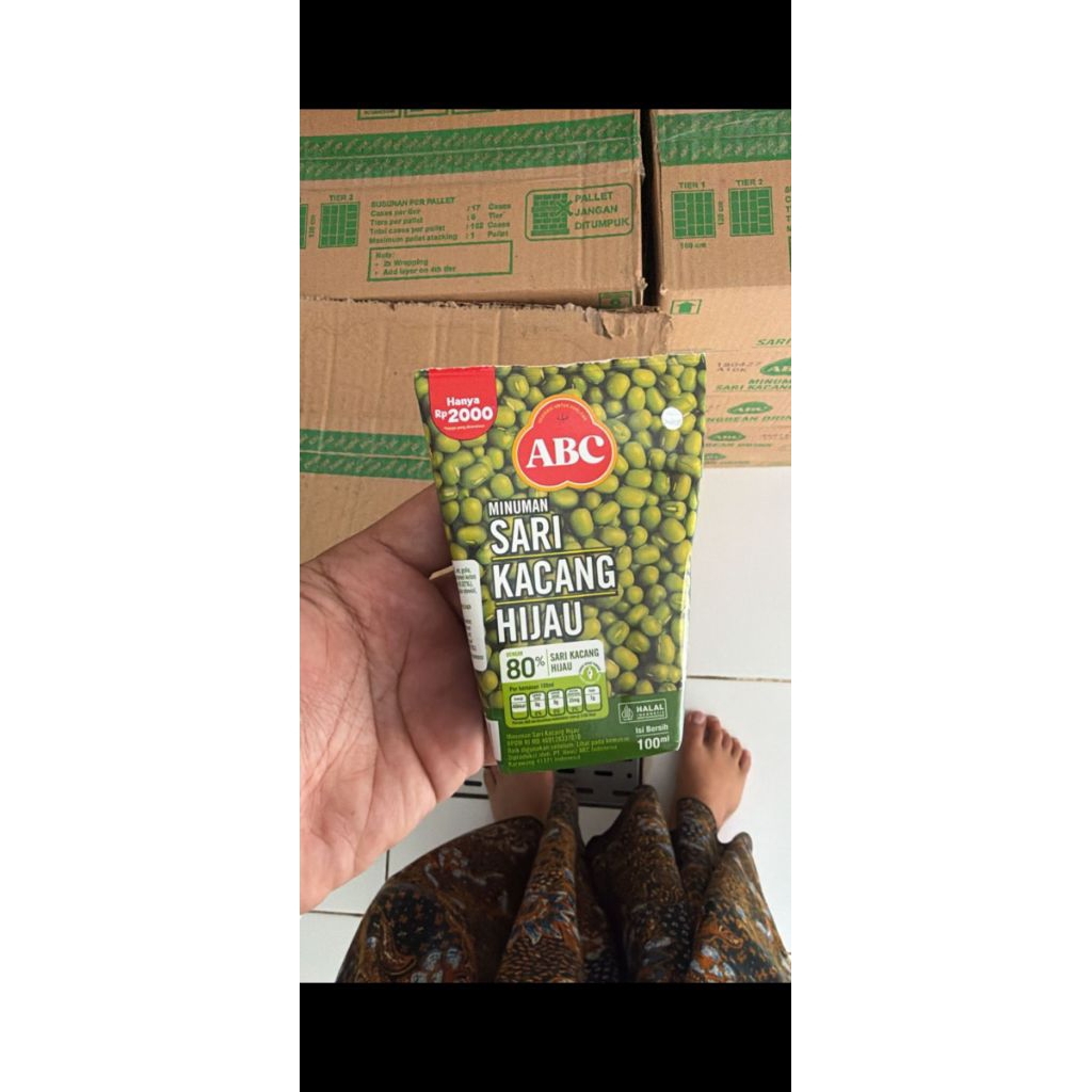 1 dus sari kacang hijau abc 100 ml x 48