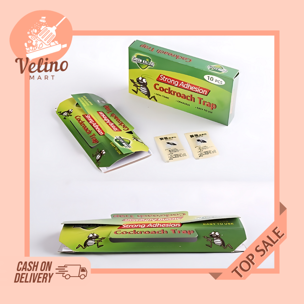 Lem Perangkap Kecoa & Cicak / Lem Kecoa Perangkap Serangga / Racun Kecoa Super Lengket