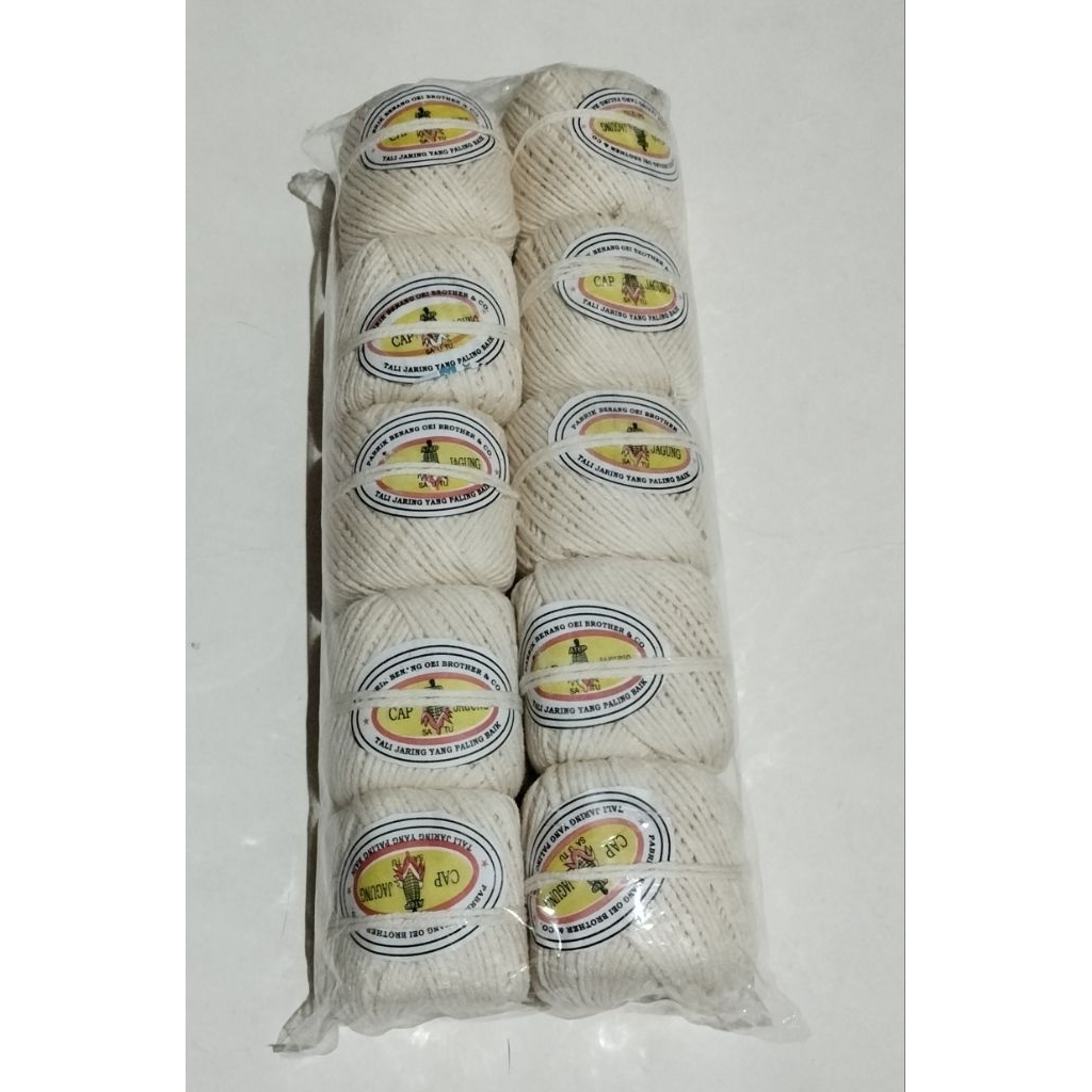 Tali Bakcang /kicang/ kwecang benang rami  per roll