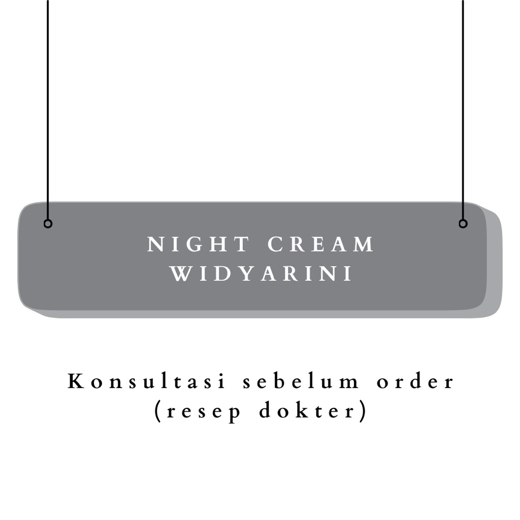 CREAM MALAM BY DR WIDYARINI