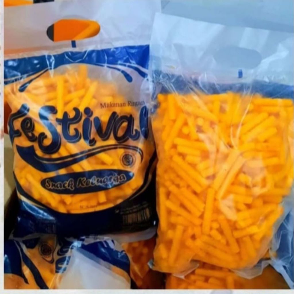 Festival Cemilan Stik Balado Jagung Bakar Snack Pedas Makanan Festival