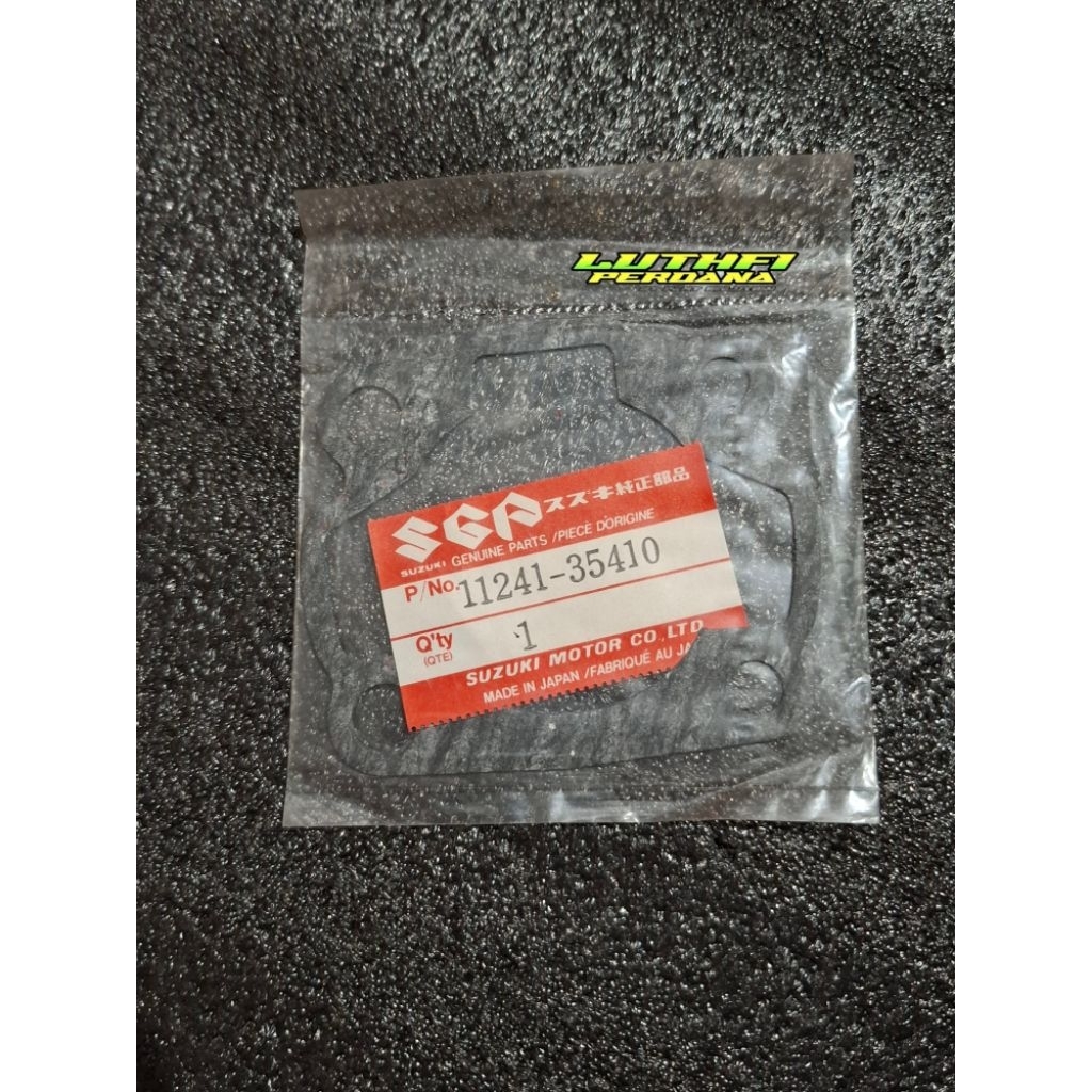 PAKING BLOK GASKET RC100 ORIGINAL SUZUKI
