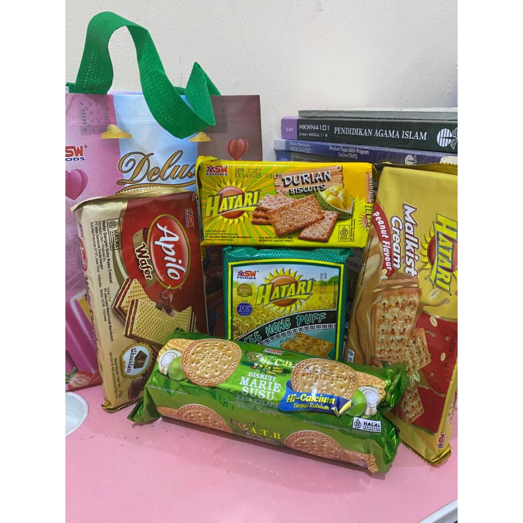 BISKUIT HATARI || PAKET HAMPERS BISKUIT HATARI || HATARI MIX 5 MACAM