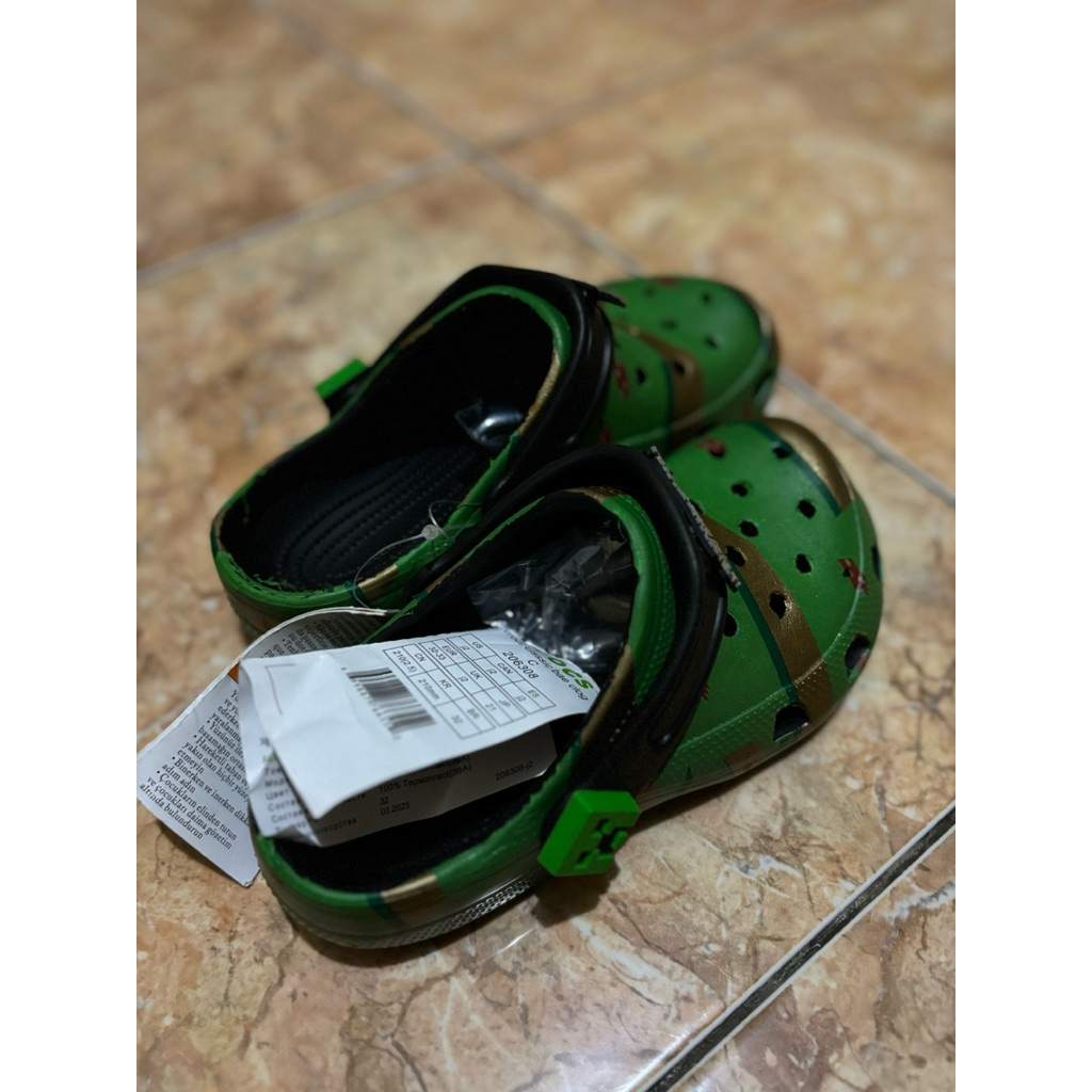 Sendal Anak Kekinian Motif Minecraft