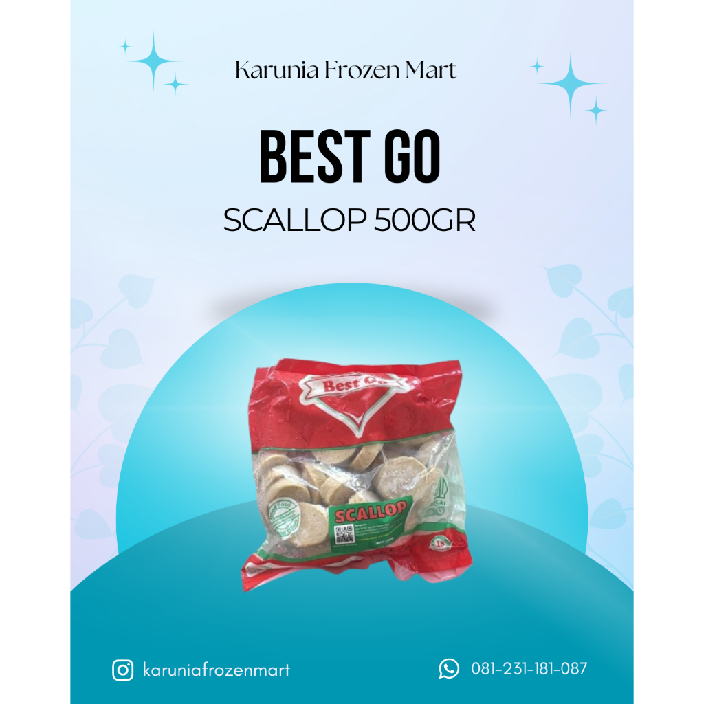 Best Go Scallop 500gr Best Go Scallop 500gr