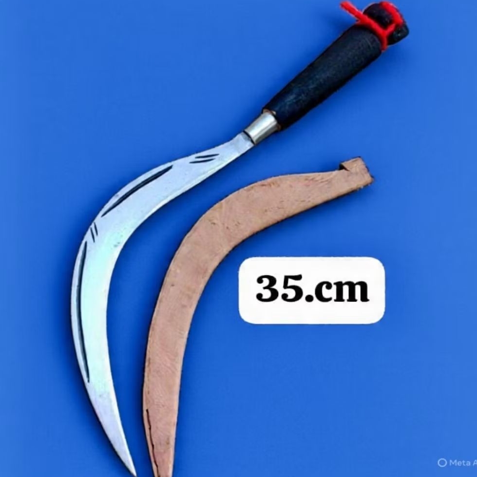 arit rumput Madura lengkap sarung 35 cm type bulu ayam