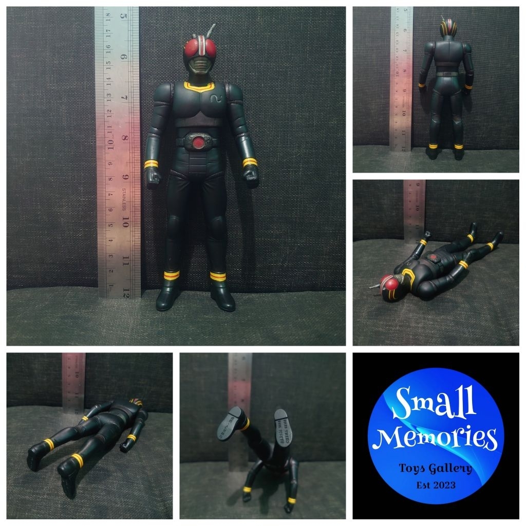 LRS Kamen Rider Black 17cm Bandai Ksatria Baja Hitam