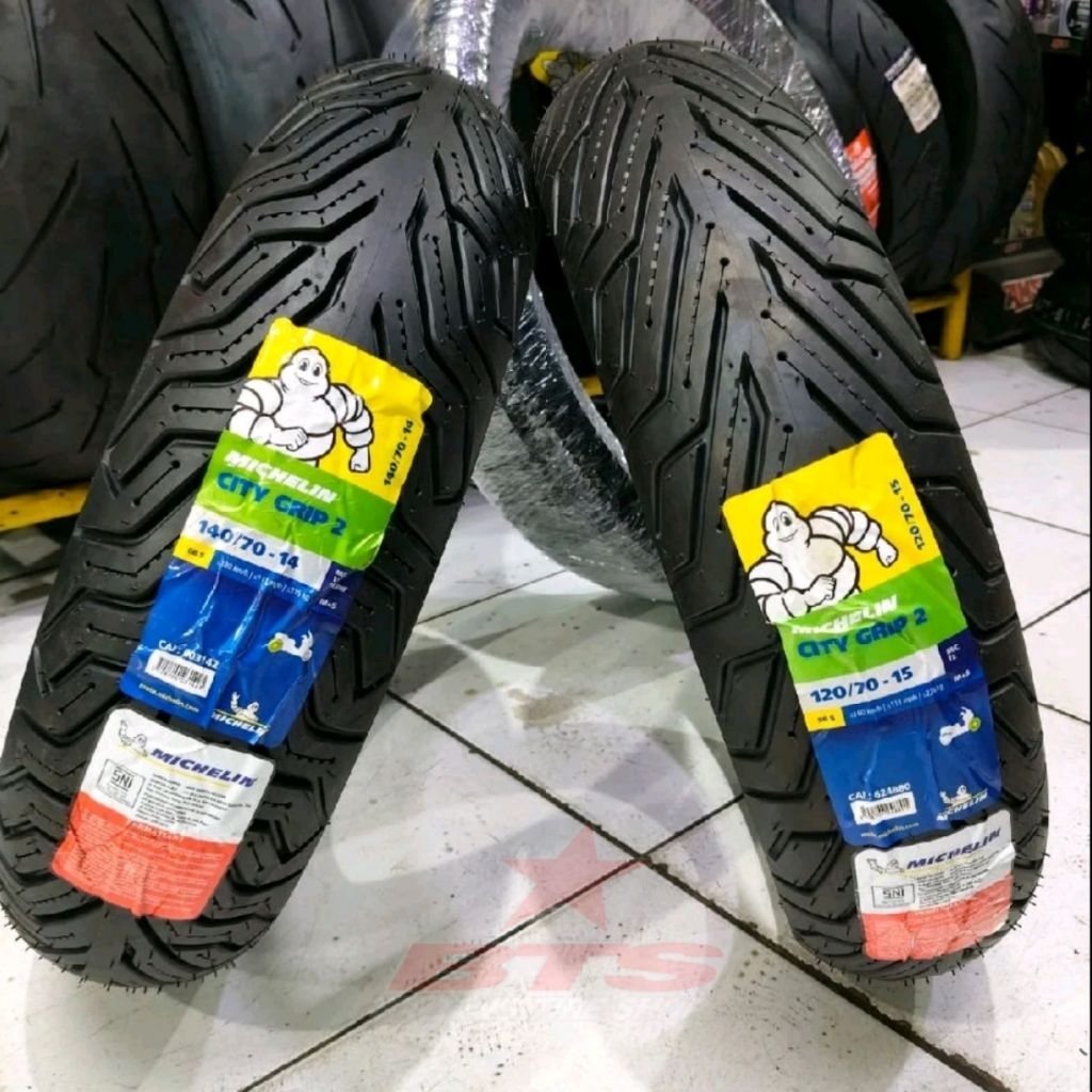 Ban Michelin City Grip2 120/70-15 & 140/70-14 T/L SOFt Compound