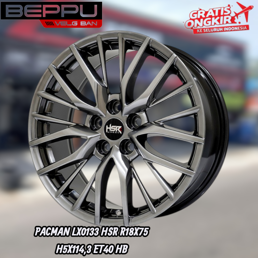 Pelek Velg Mobil Hsr Pacman Ring 18 Cocok Untuk Mobil Alphard Innova Crv Hrv Dll