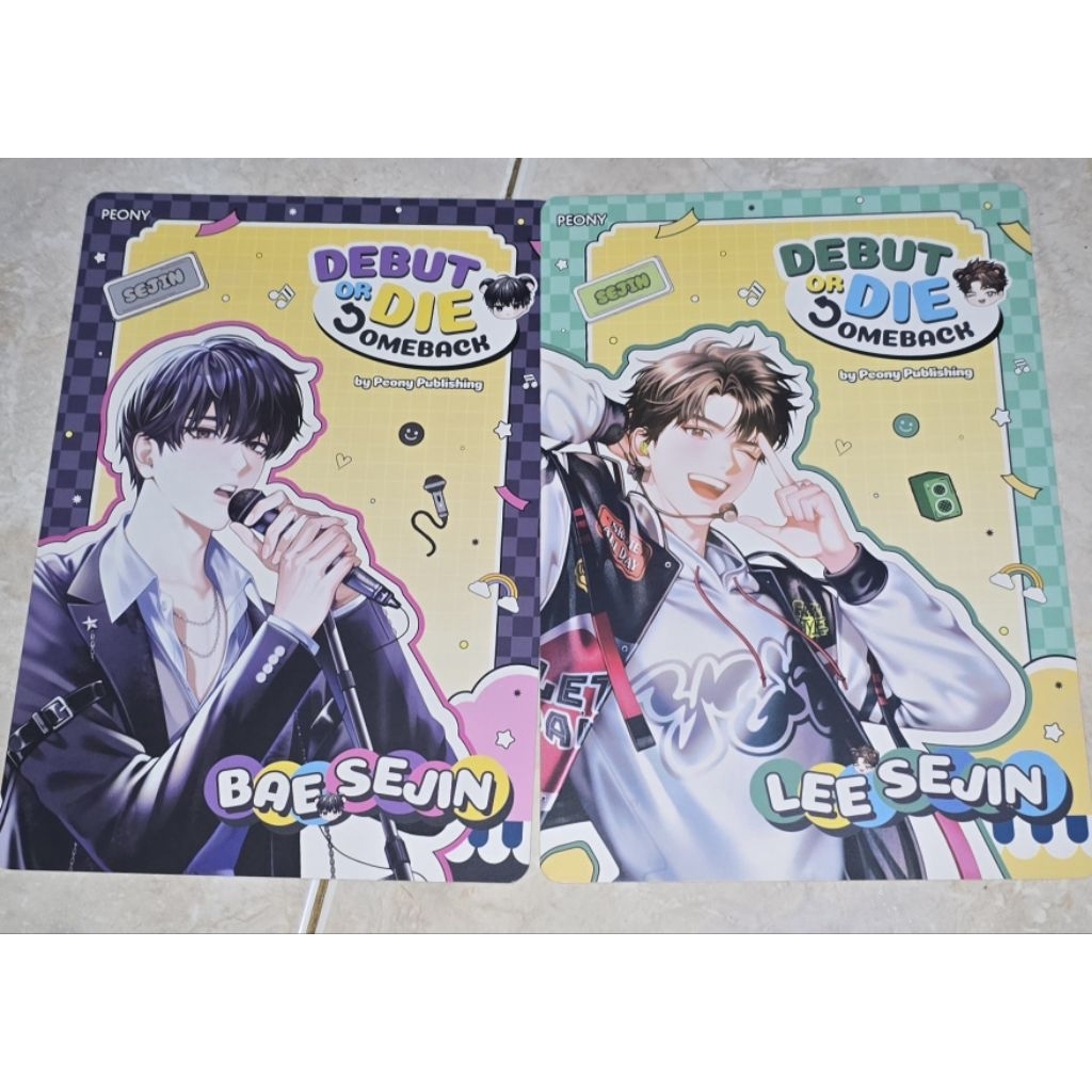 READY - Testar Debut or Die Official A5 Poster Baese Keunse Sejin