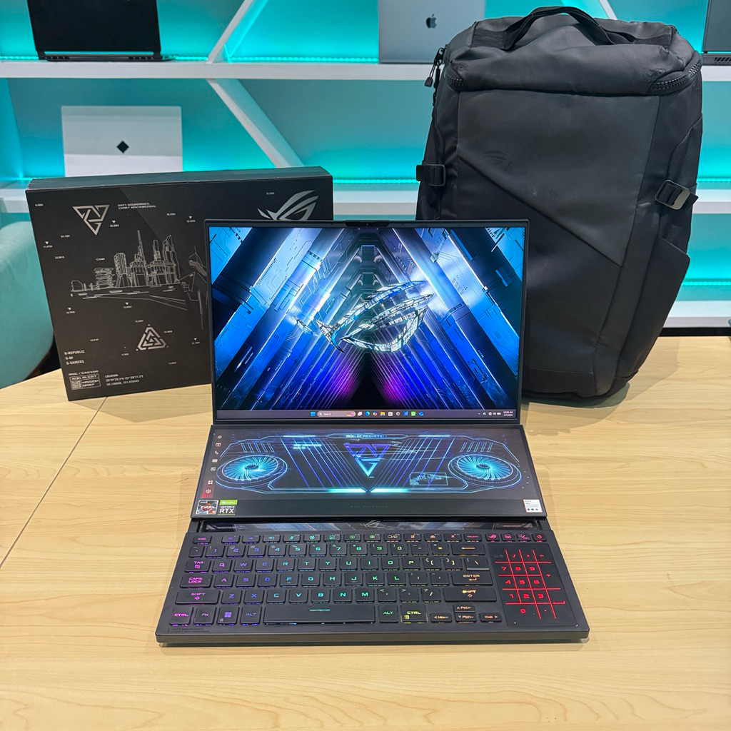 Laptop Gaming Premium Asus ROG Zephyrus Duo GX650RX Ryzen 9 6900HX RTX 3080Ti 16GB 32GB/2TB