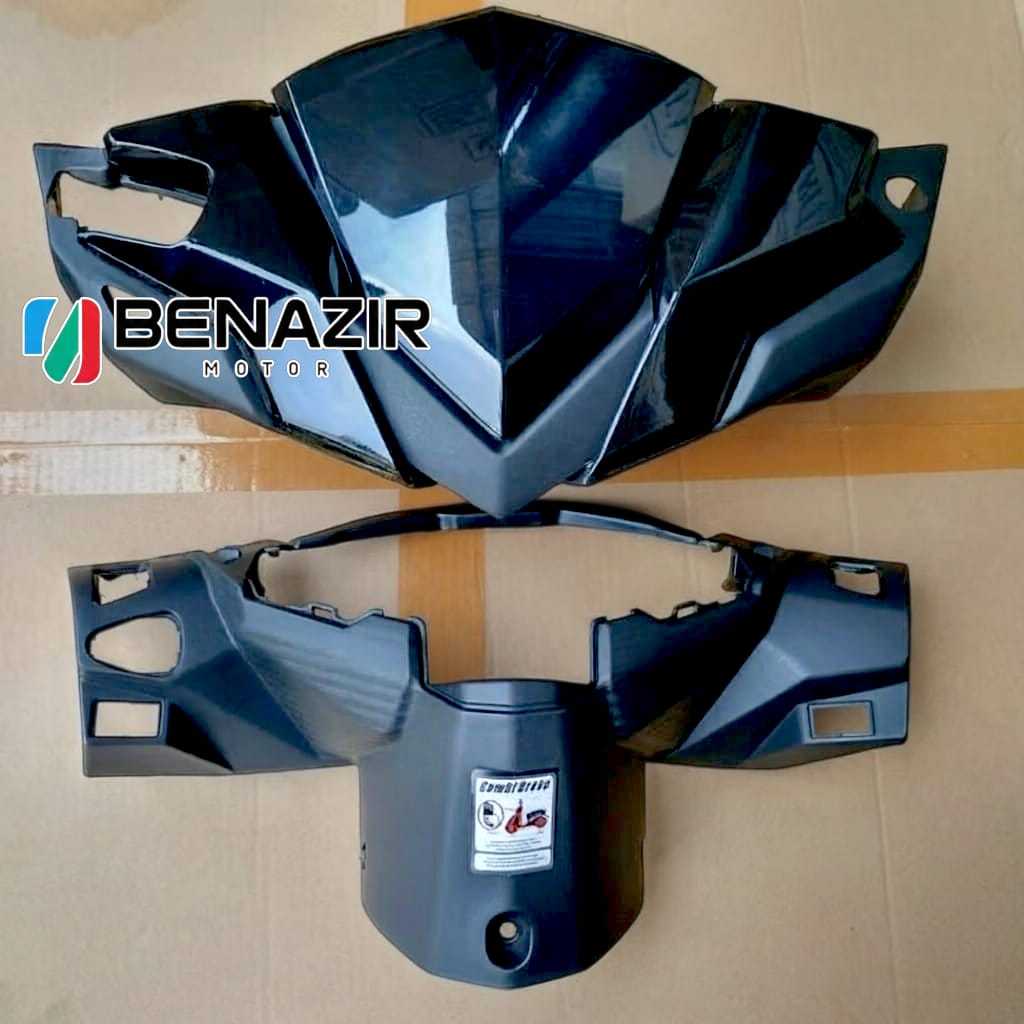 Batok Depan Belakang Vario 150 LED Old 2015 2016 2017 Original Narita ABS Tebal Presisi Hitam Glossy