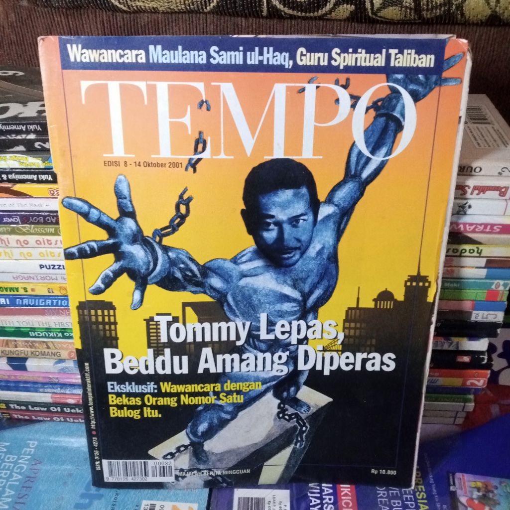 majalah tempo edisi Oktober 2001 154 halaman