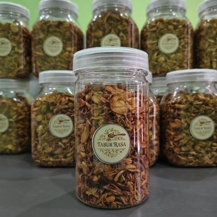Siwang Terasi Bawang Goreng Pedas Krispi Asli Sumenep tanpa campuran tepung Sambal Tabur Teman nasi 