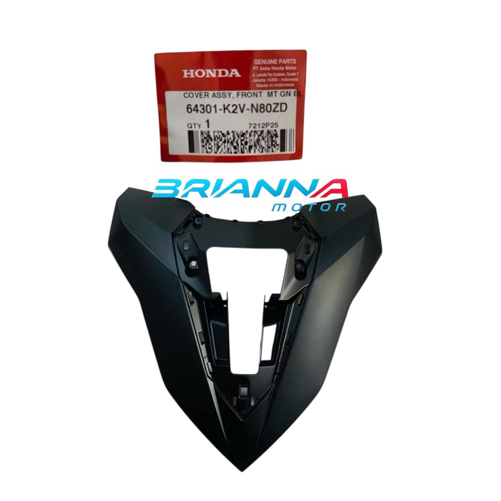 COVER FRONT HITAM DOF NEW VARIO 125 K2VB 64301 K2V N80ZD