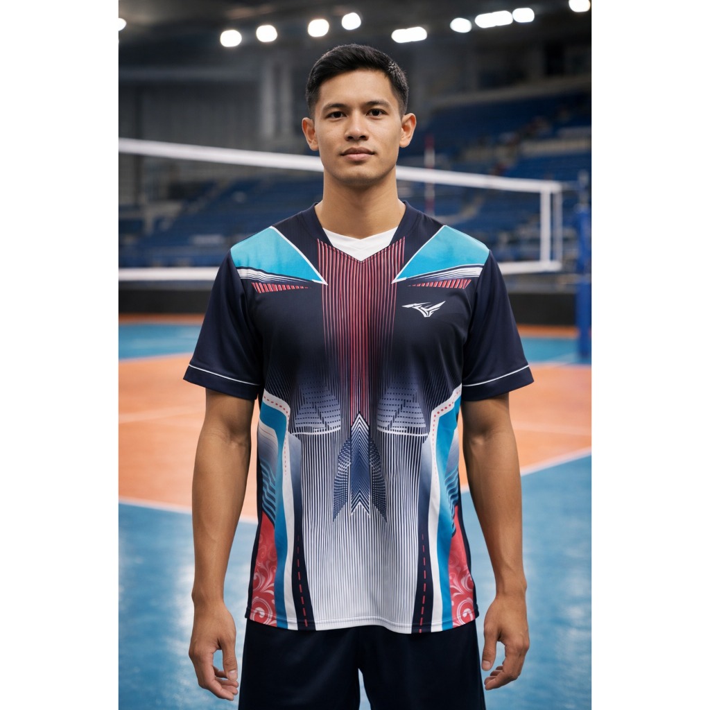 Baju Voli mizuno Printing Baju Voli Pria Printing Dewasa