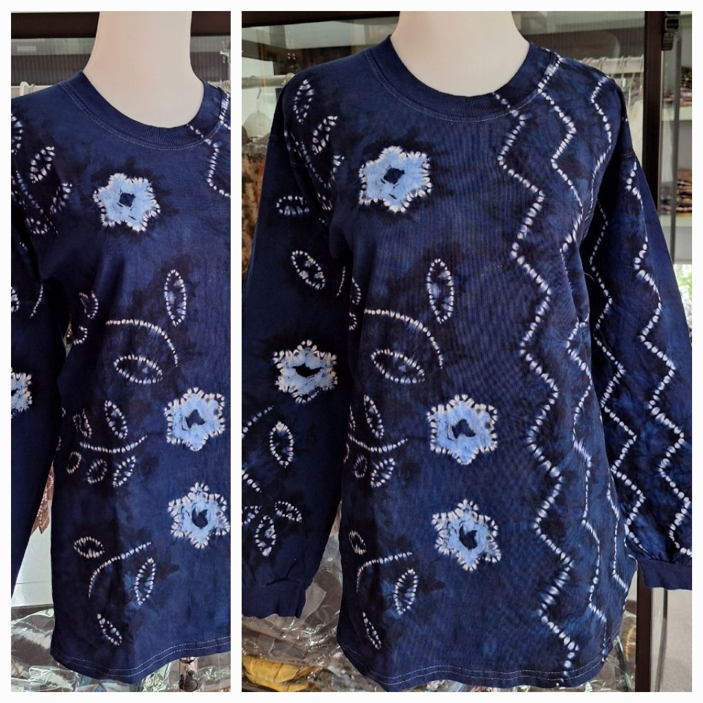 Kaos Unik Baju Sasirangan Atasan Lengan Panjang Wanita Cewek Murah Oleh Oleh Sovenir Banjarmasin