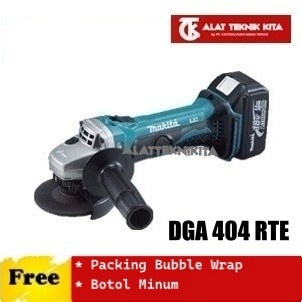MAKITA DGA404RTE mesin gerinda baterai 4" DGA 404 RTE cordless grinder 4 inch
