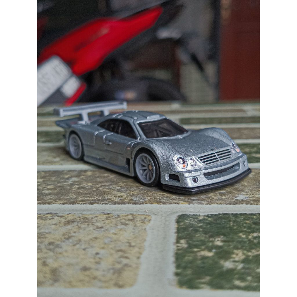 HotWheels Hot Wheels Premium Diorama Set Mercedes Benz CLK GTR Silver - Loose