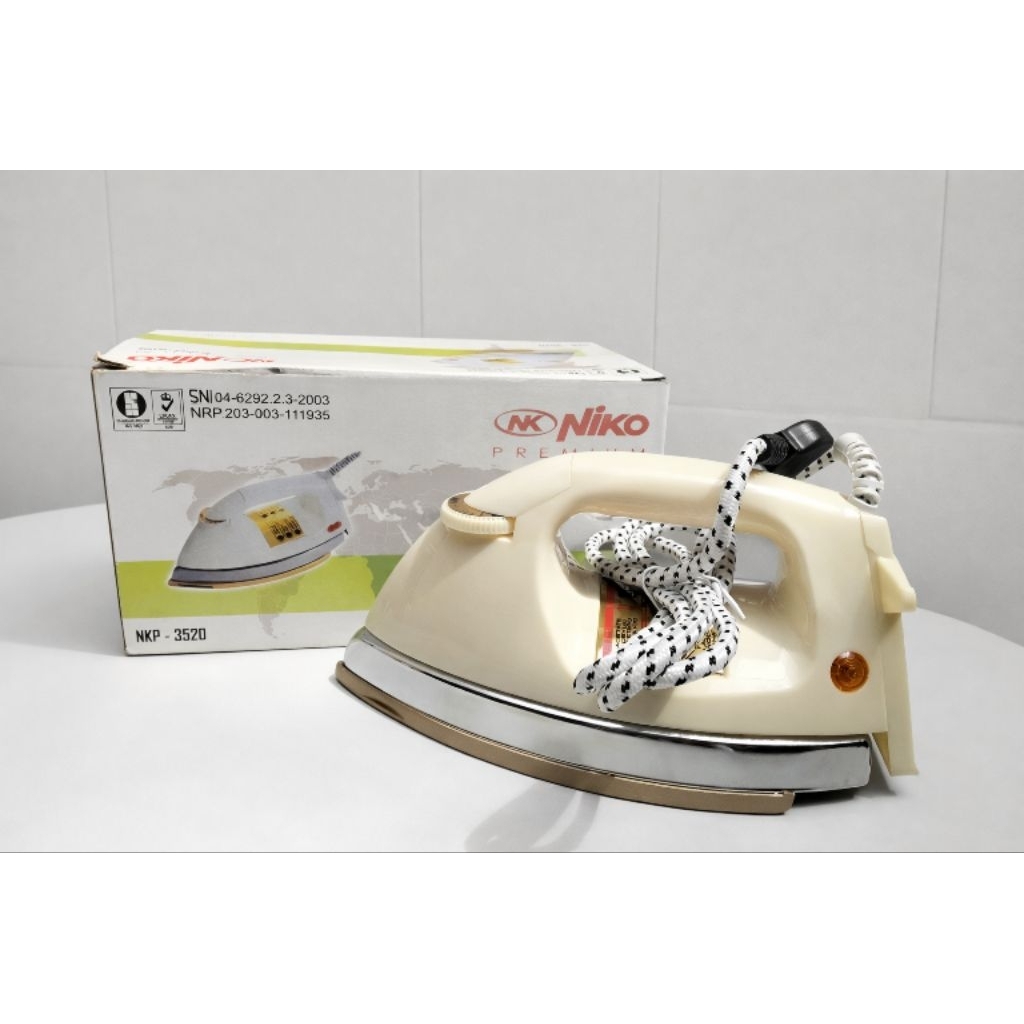 NEW setrika niko premium / gosokan baju niko premium / setrikaan baju niko premium