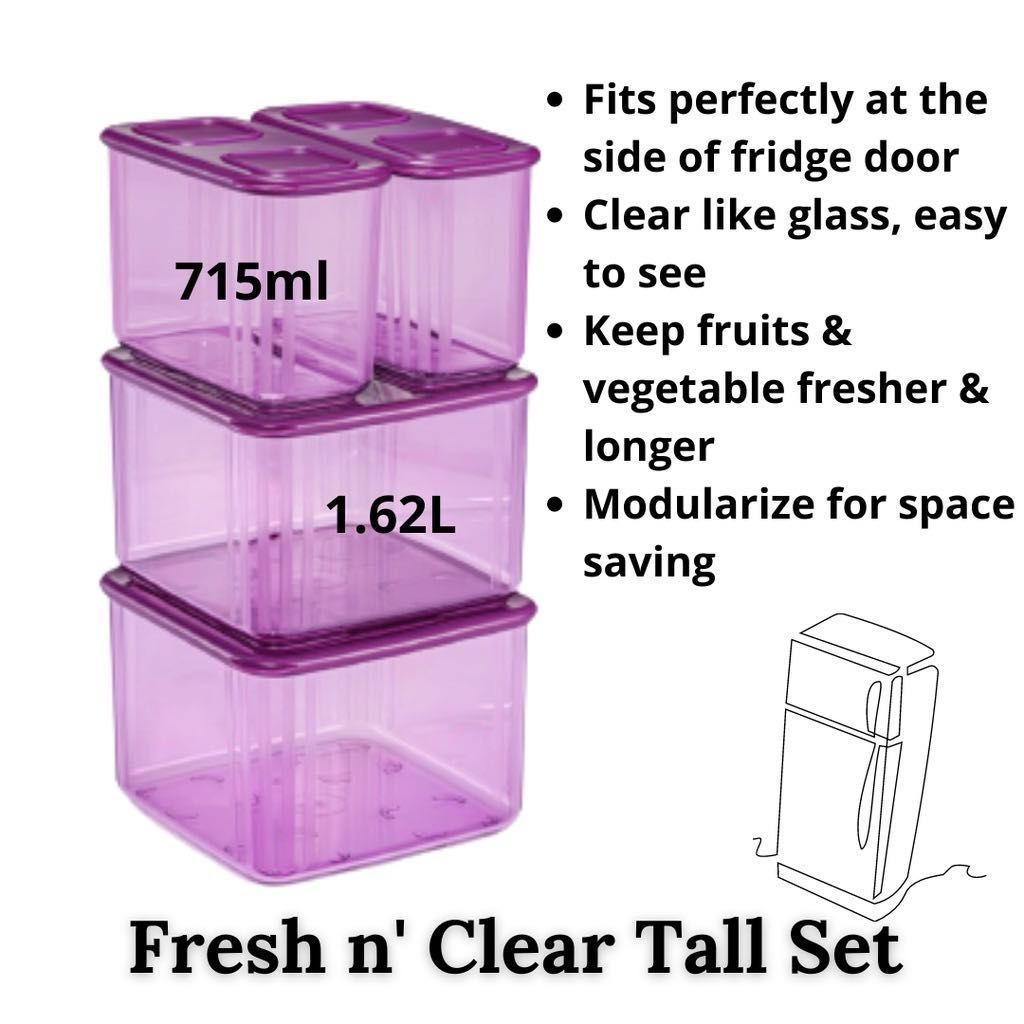 clear mate  tupperware(1pc)