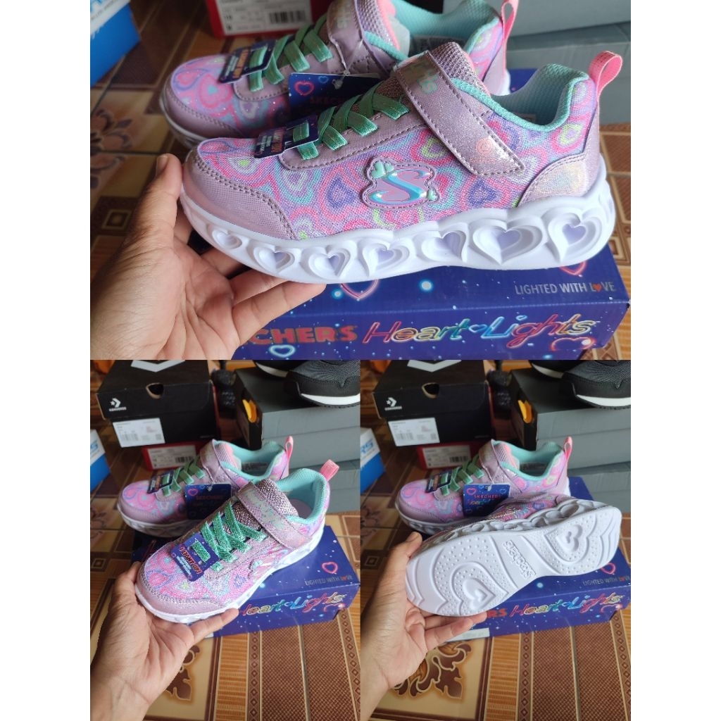Sepatu Lampu Anak Perempuan Skechers