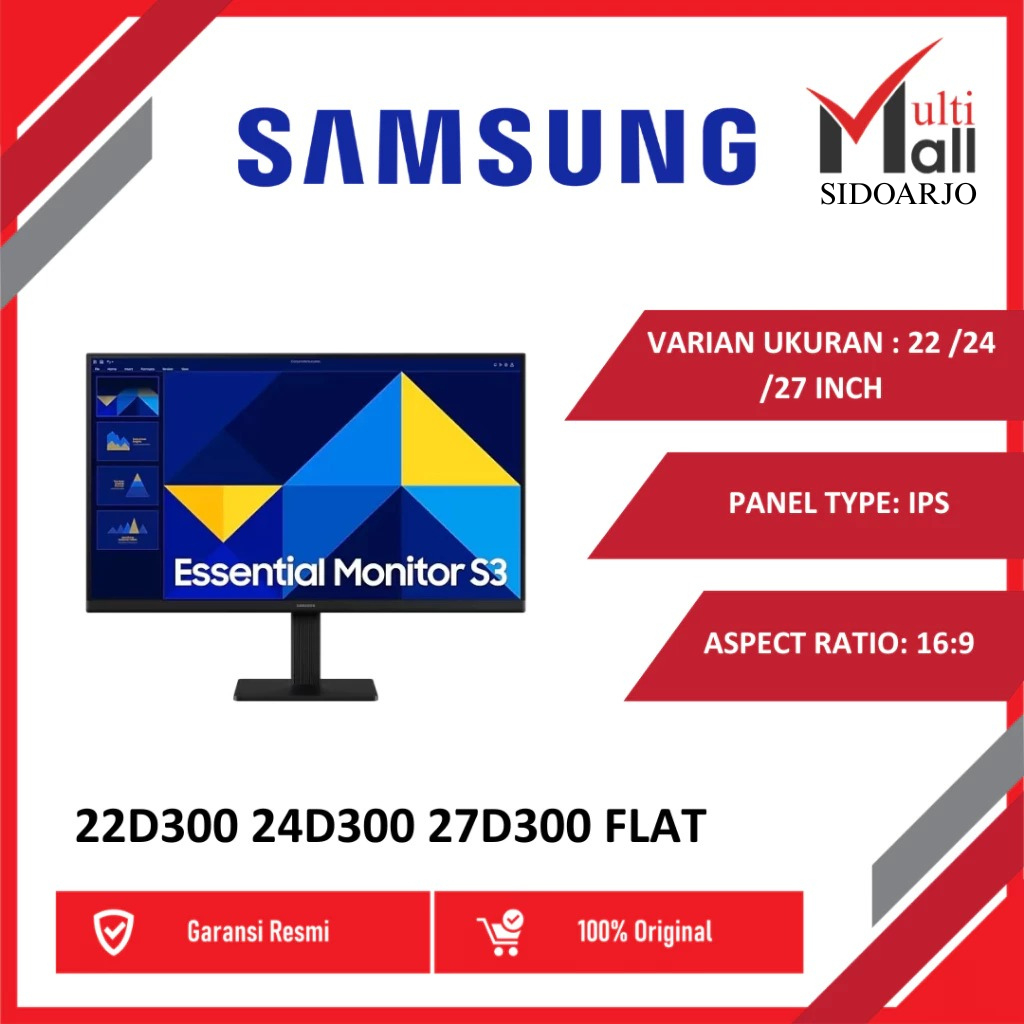 SAMSUNG MONITOR LS22D300 LS24D300 LS27D300 S30GD Full HD