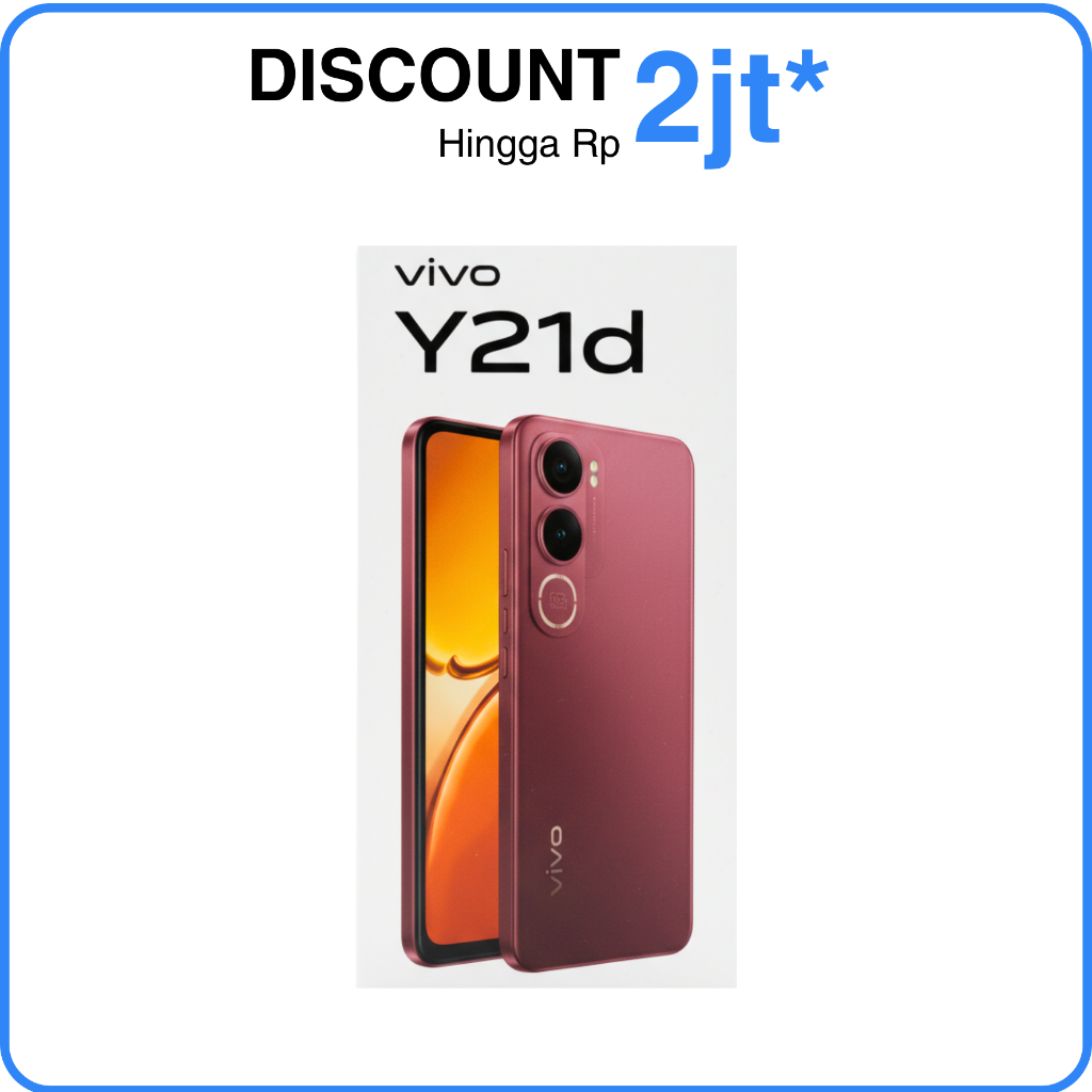 Vivo Y21D T7225 4/128GB 6/128GB 8/128GB Garansi Resmi