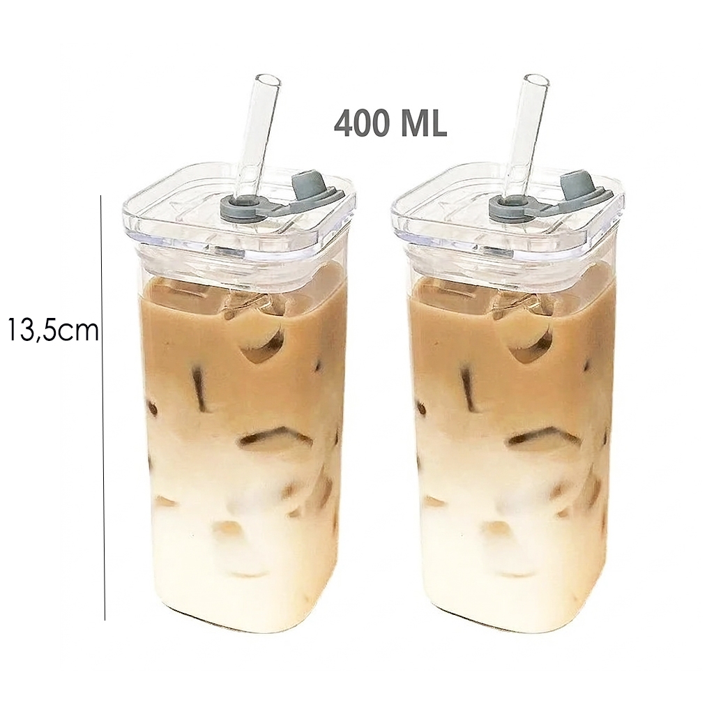 Tumbler Matcha Gelas Tumbler Kaca Sedotan Gelas Estetik Lucu Tumbler Minum Kaca Mug Thermos Latto